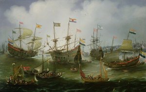 De terugkeer naar Amsterdam van de tweede expeditie naar Oost-Indië op 19 juli 1599